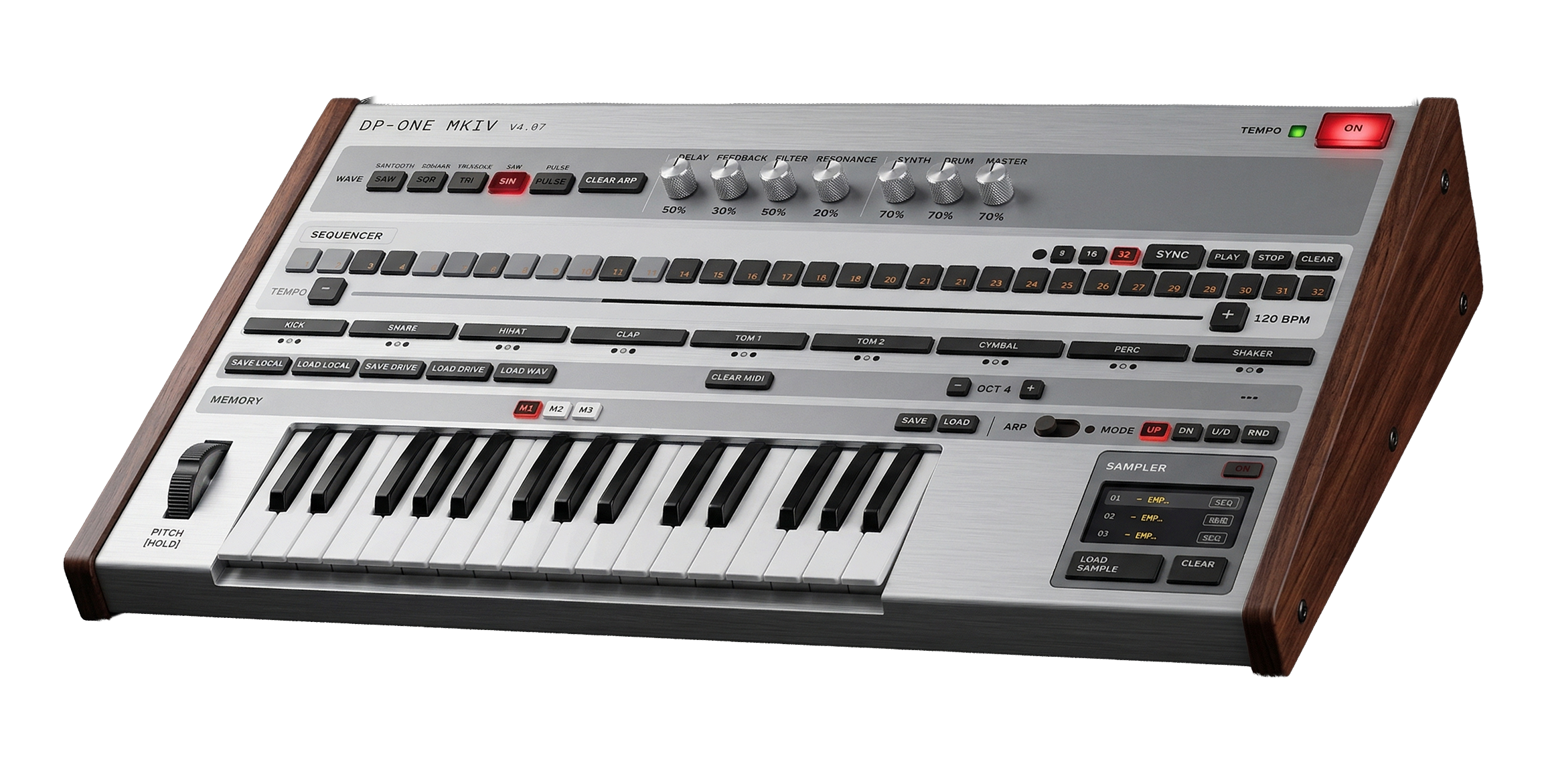 DPAUL Station MKIV Silver Edition - AI-generated 3D hardware render